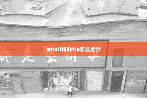 small和little怎么区分