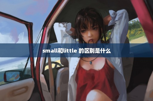 small和little 的区别是什么