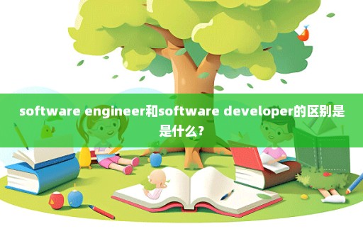 software engineer和software developer的区别是是什么？