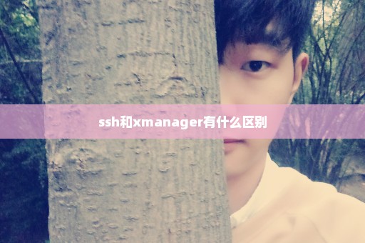 ssh和xmanager有什么区别