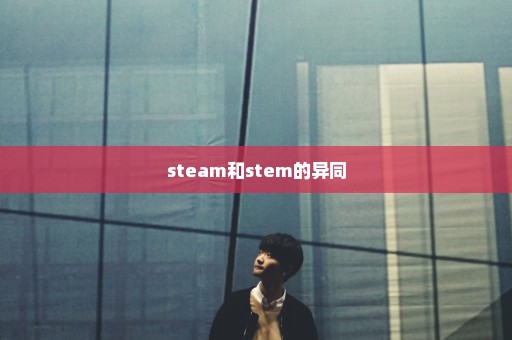 steam和stem的异同