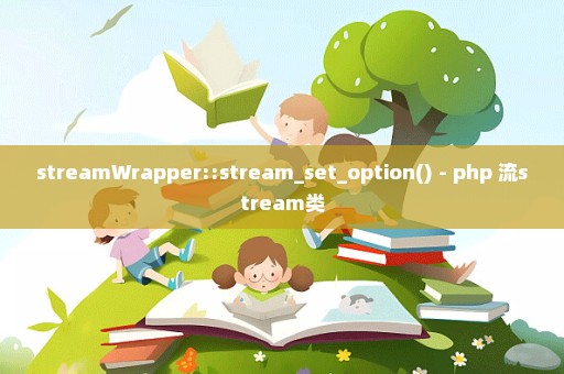 streamWrapper::stream_set_option() - php 流stream类