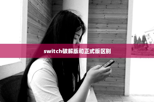 switch破解版和正式版区别