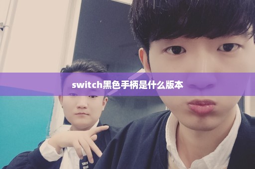 switch黑色手柄是什么版本