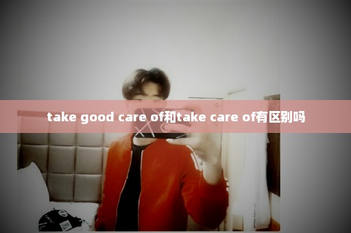 take good care of和take care of有区别吗