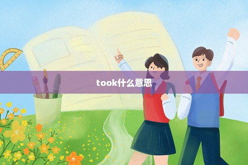 took什么意思