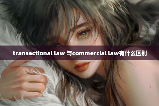 transactional law 与commercial law有什么区别