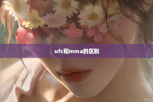 ufc和mma的区别