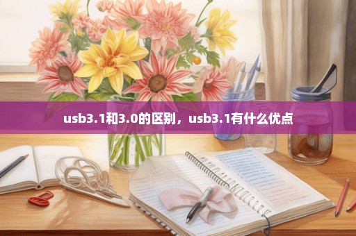 usb3.1和3.0的区别，usb3.1有什么优点