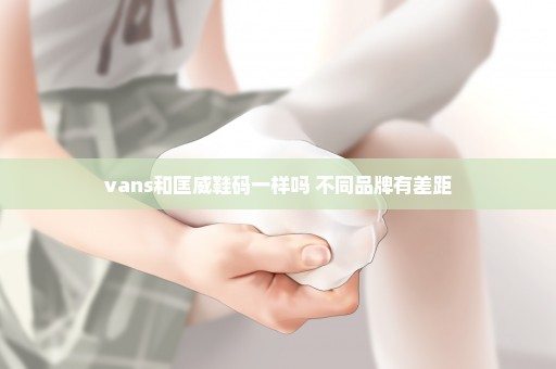 vans和匡威鞋码一样吗 不同品牌有差距