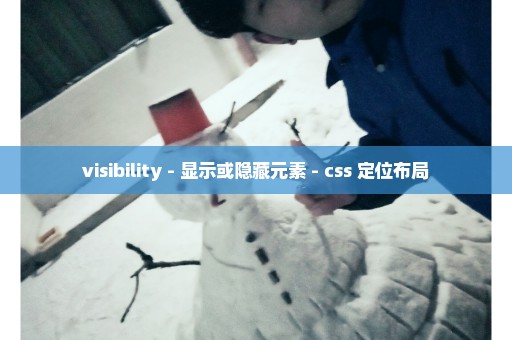 visibility - 显示或隐藏元素 - css 定位布局