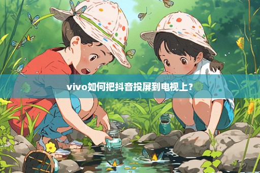 vivo如何把抖音投屏到电视上？