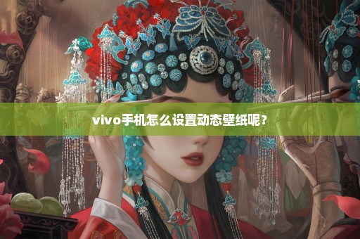 vivo手机怎么设置动态壁纸呢？