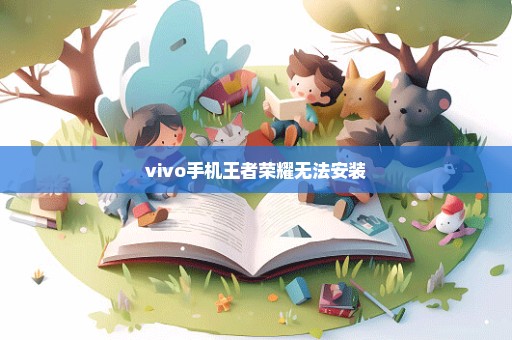 vivo手机王者荣耀无法安装