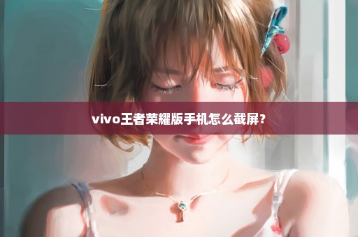 vivo王者荣耀版手机怎么截屏？