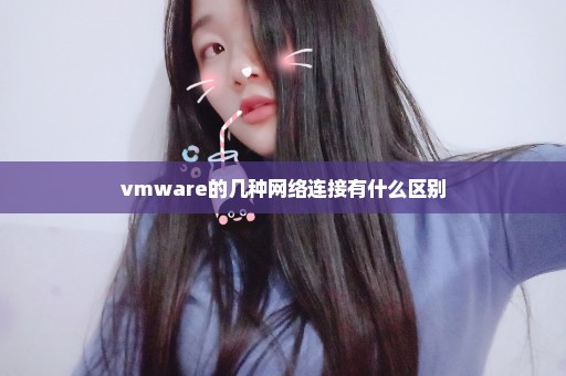 vmware的几种网络连接有什么区别