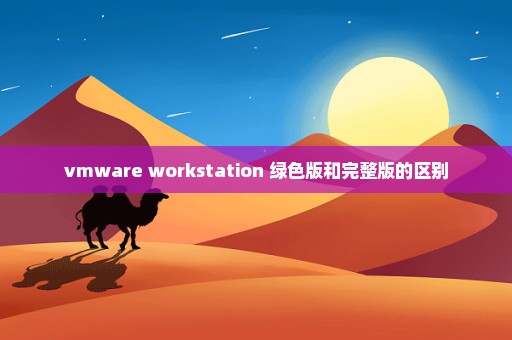 vmware workstation 绿色版和完整版的区别