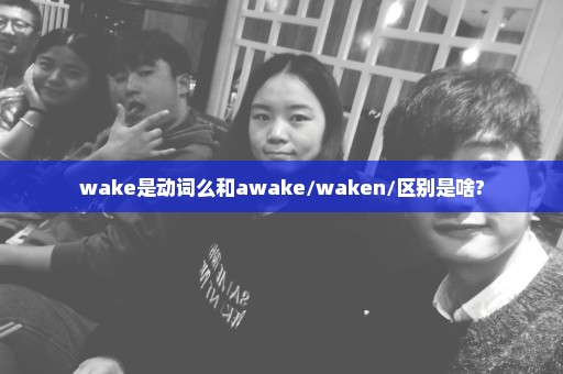 wake是动词么和awake/waken/区别是啥?