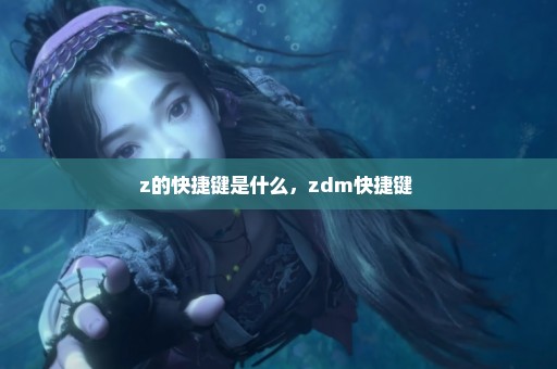 z的快捷键是什么，zdm快捷键 