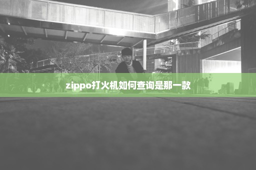 zippo打火机如何查询是那一款