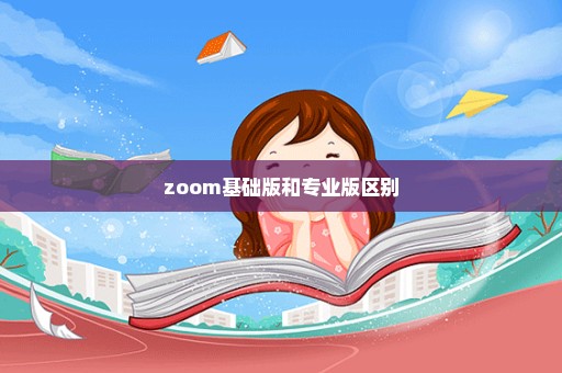 zoom基础版和专业版区别